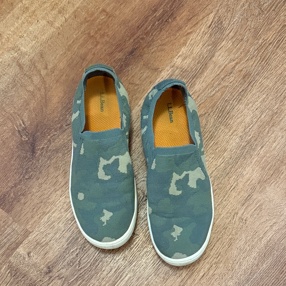 L.L. Bean Camo Slip-On Shoes